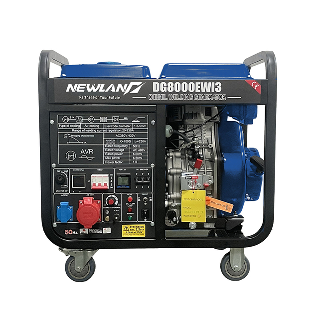 120A-400A Welding Current Open Frame Diesel Welding Generator with DC Weld